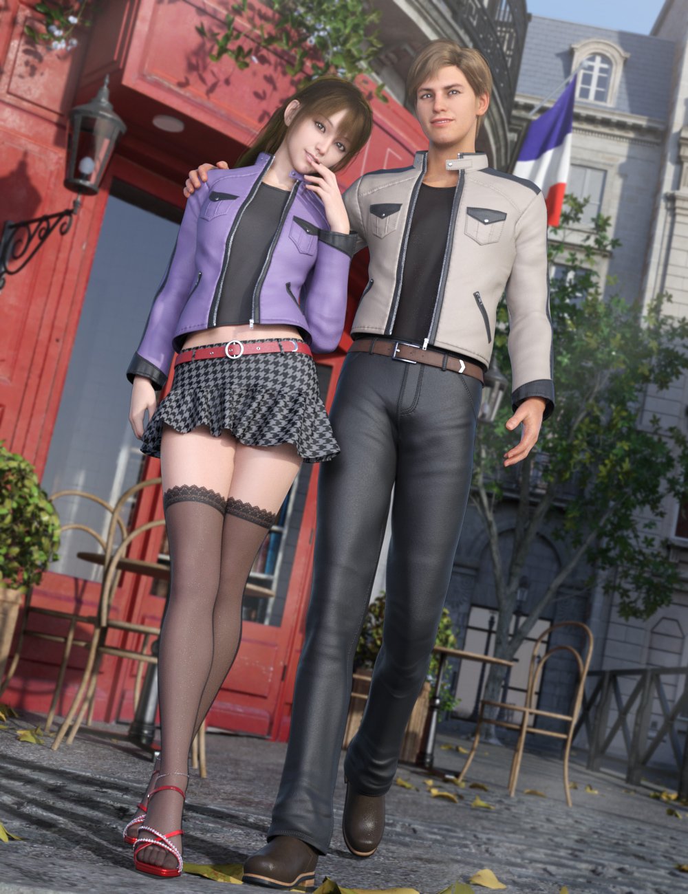 SVM's Rider Outfit Bundle for Genesis 9, 8.1, and 8 by: SilverMoon, 3D Models by Daz 3D