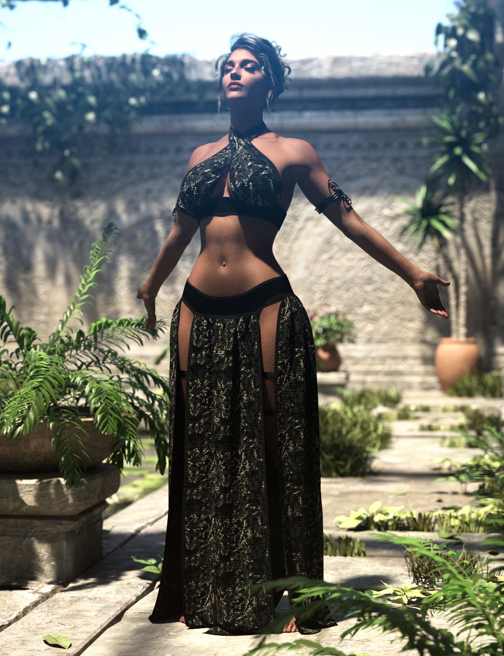 dForce Illia Outfit for Genesis 9