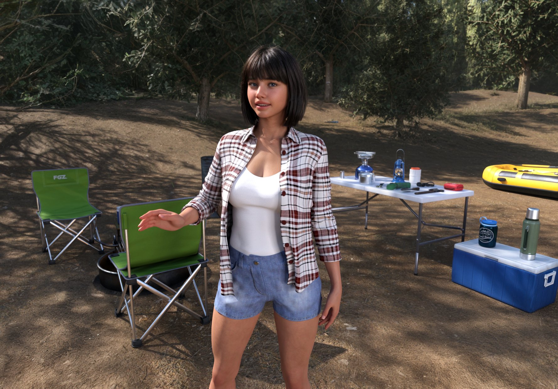 FG dForce Outdoor Style for Genesis 9 Feminine