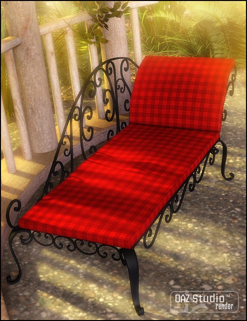 Garden Escape Patio Furniture by: ARTCollab, 3D Models by Daz 3D