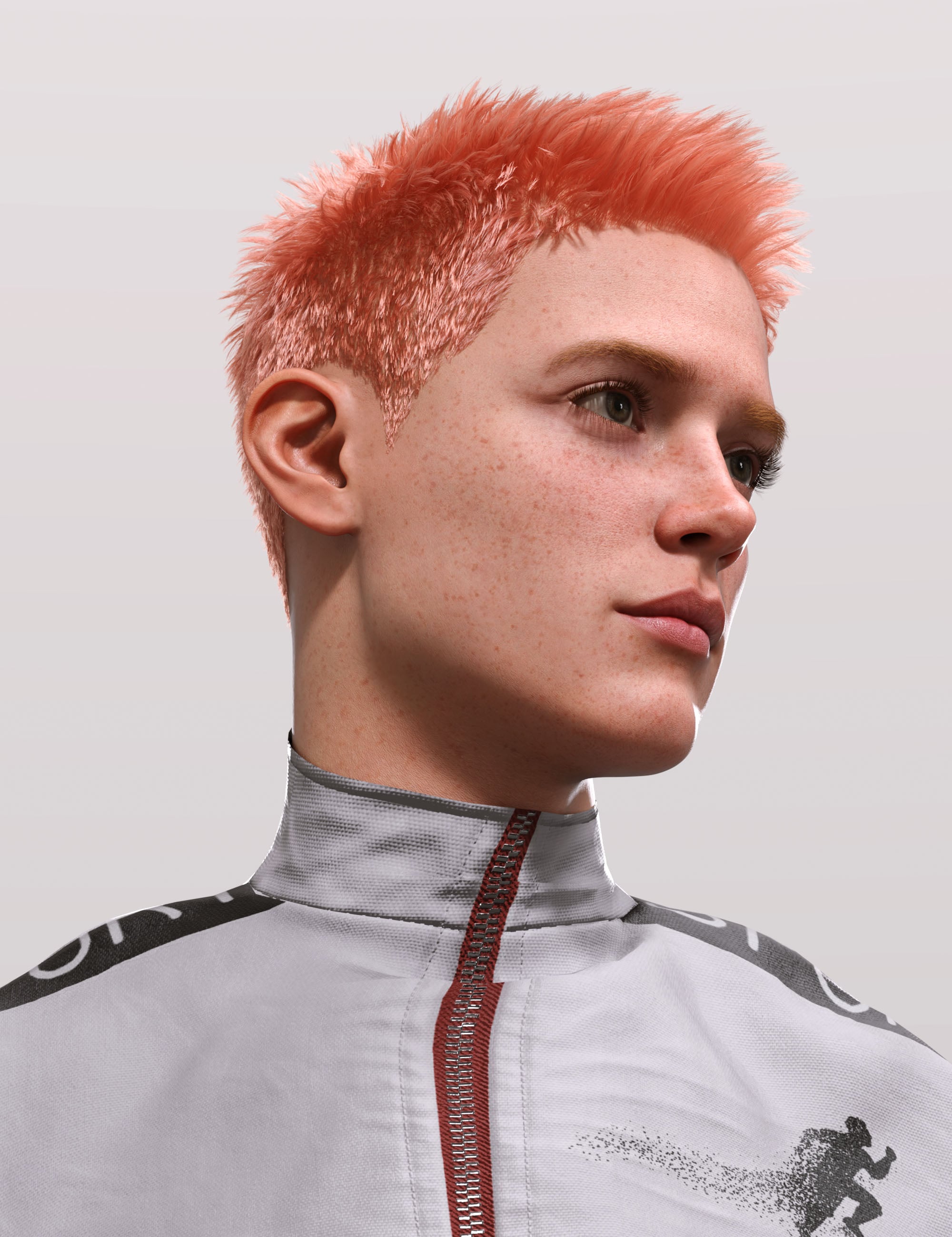 AK Valiant Hair for Genesis 9 by: Art Ken, 3D Models by Daz 3D
