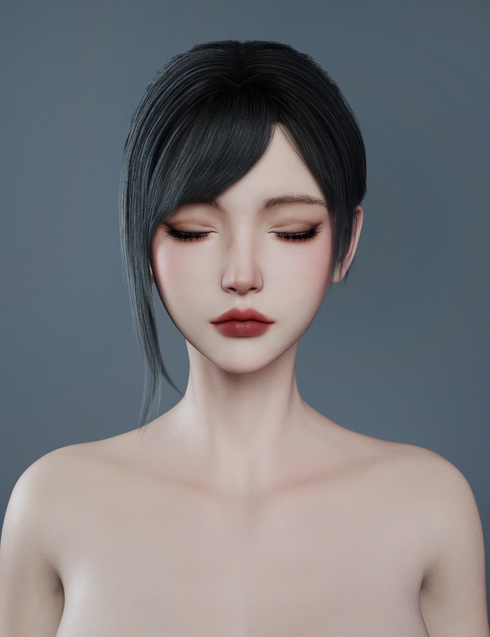 Noki Silent Grace Hair for Genesis 9