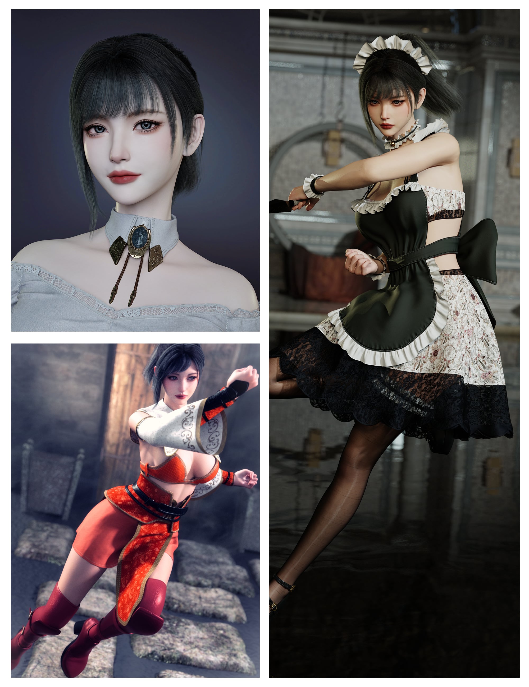 Noki Lynne HD for Genesis 9 Bundle by: tentmanNoki Saki, 3D Models by Daz 3D