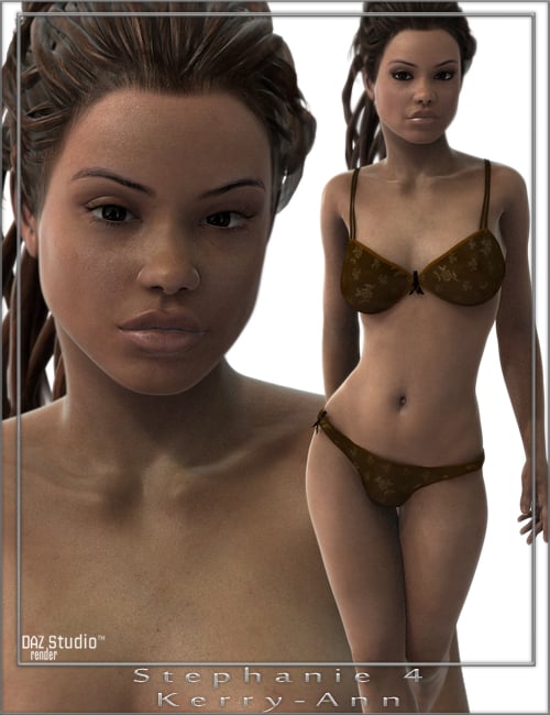 Ethnique: Kerry-Ann S4/V4 by: Morris, 3D Models by Daz 3D