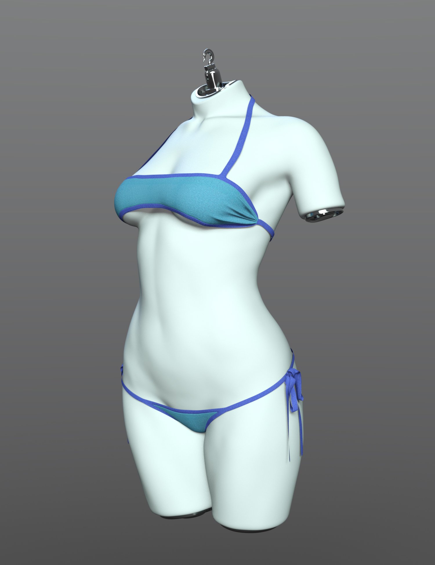 dForce SPR Moonlight Coast Bikini for Genesis 9