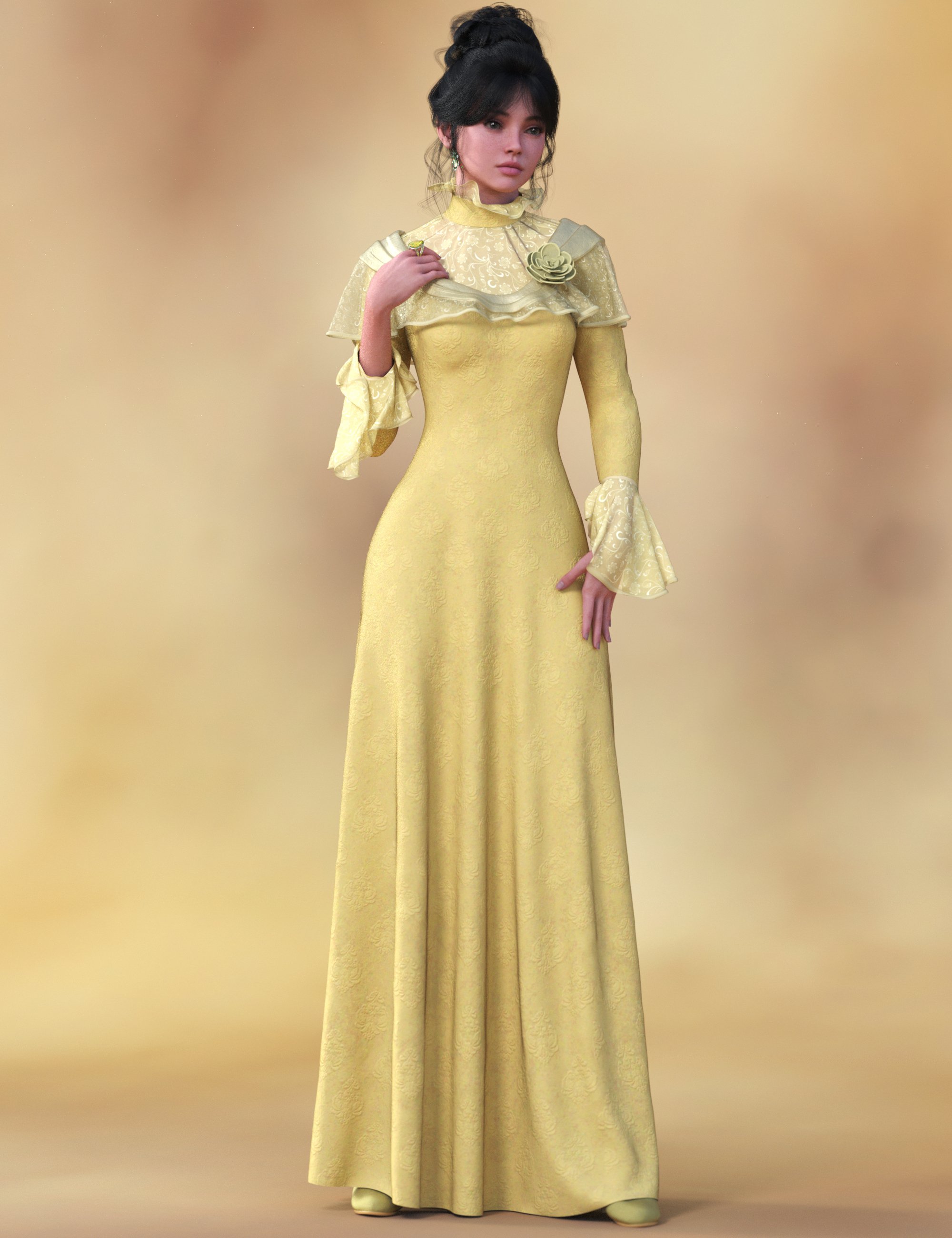 dForce WM Sweet Eliza Outfit for Genesis 9