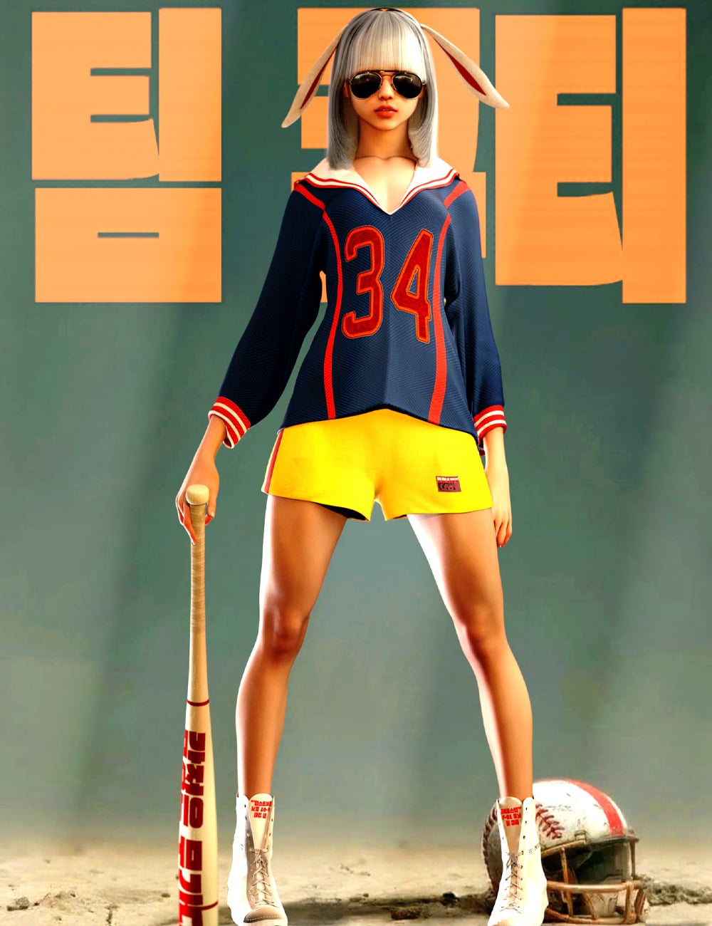 Team Cutie by: PAMAWO, 3D Models by Daz 3D