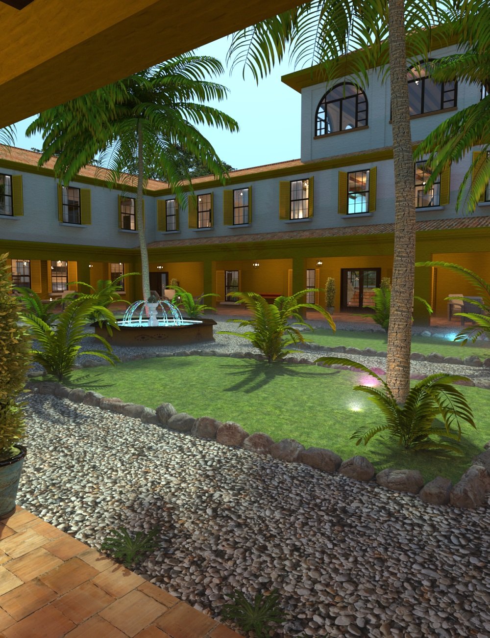PW Hacienda by: PW Productions, 3D Models by Daz 3D