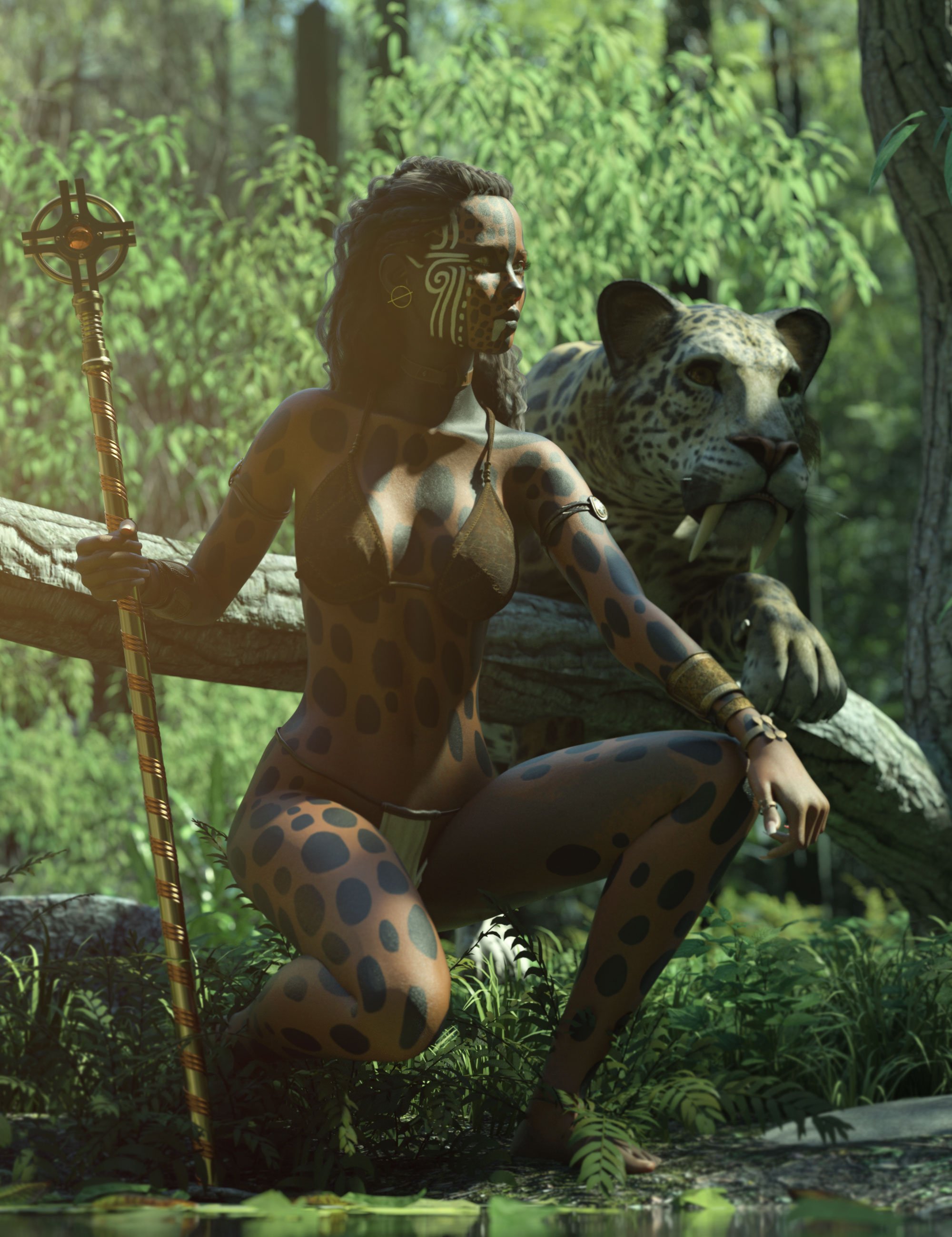 Native Legacy Poses for Genesis 9 and 8 Female