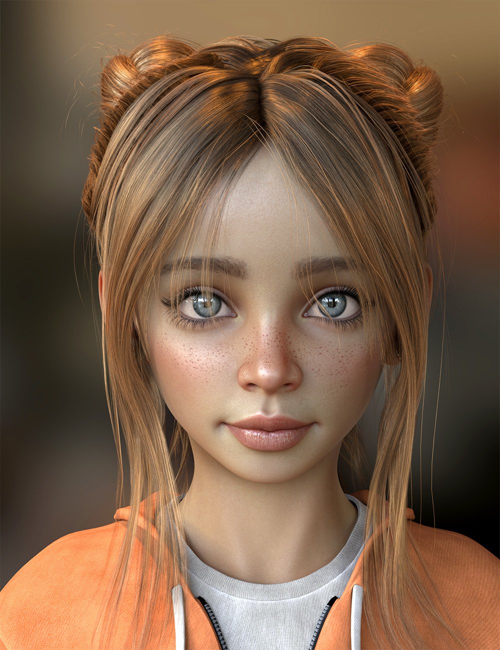 Orion Female Hair for Genesis 9 by: 3D Universe, 3D Models by Daz 3D