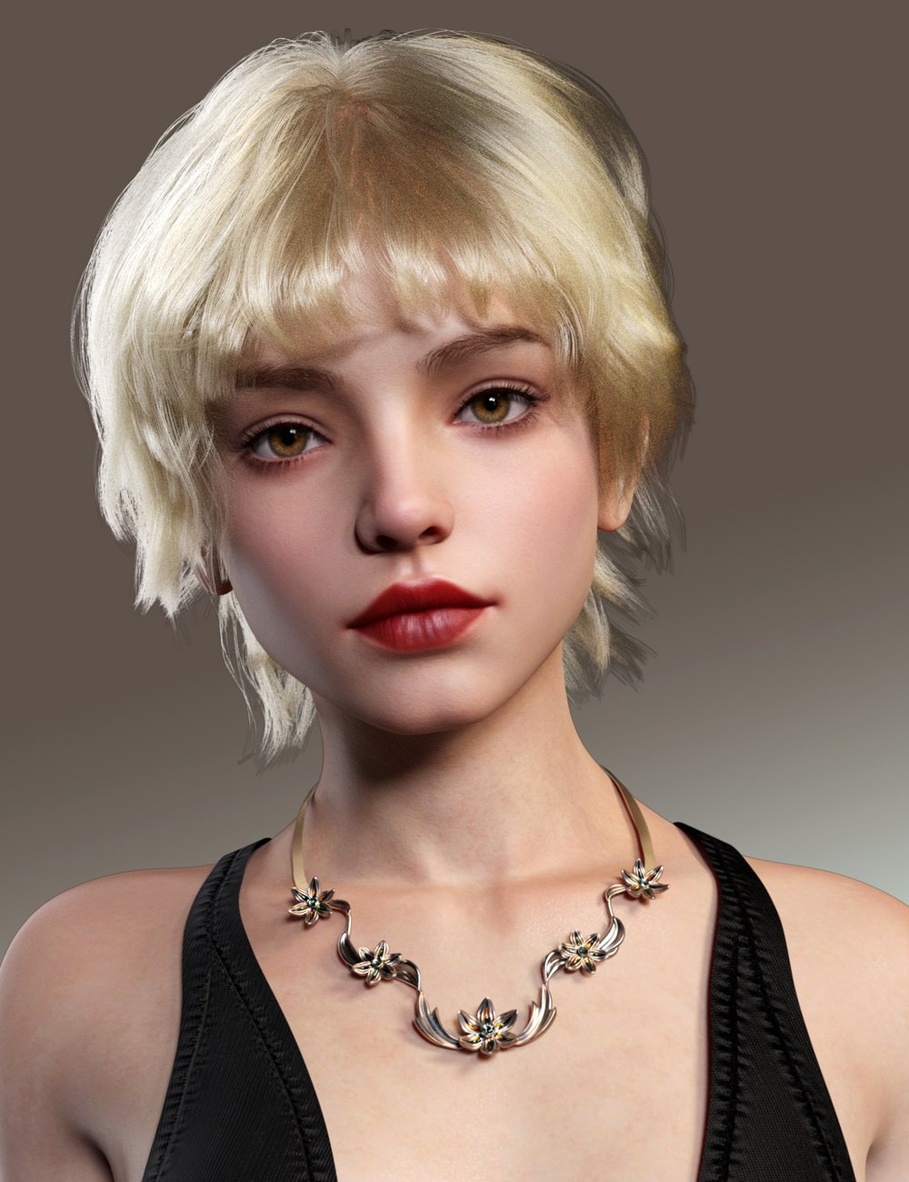 dForce Neat Short Hair for Genesis 9