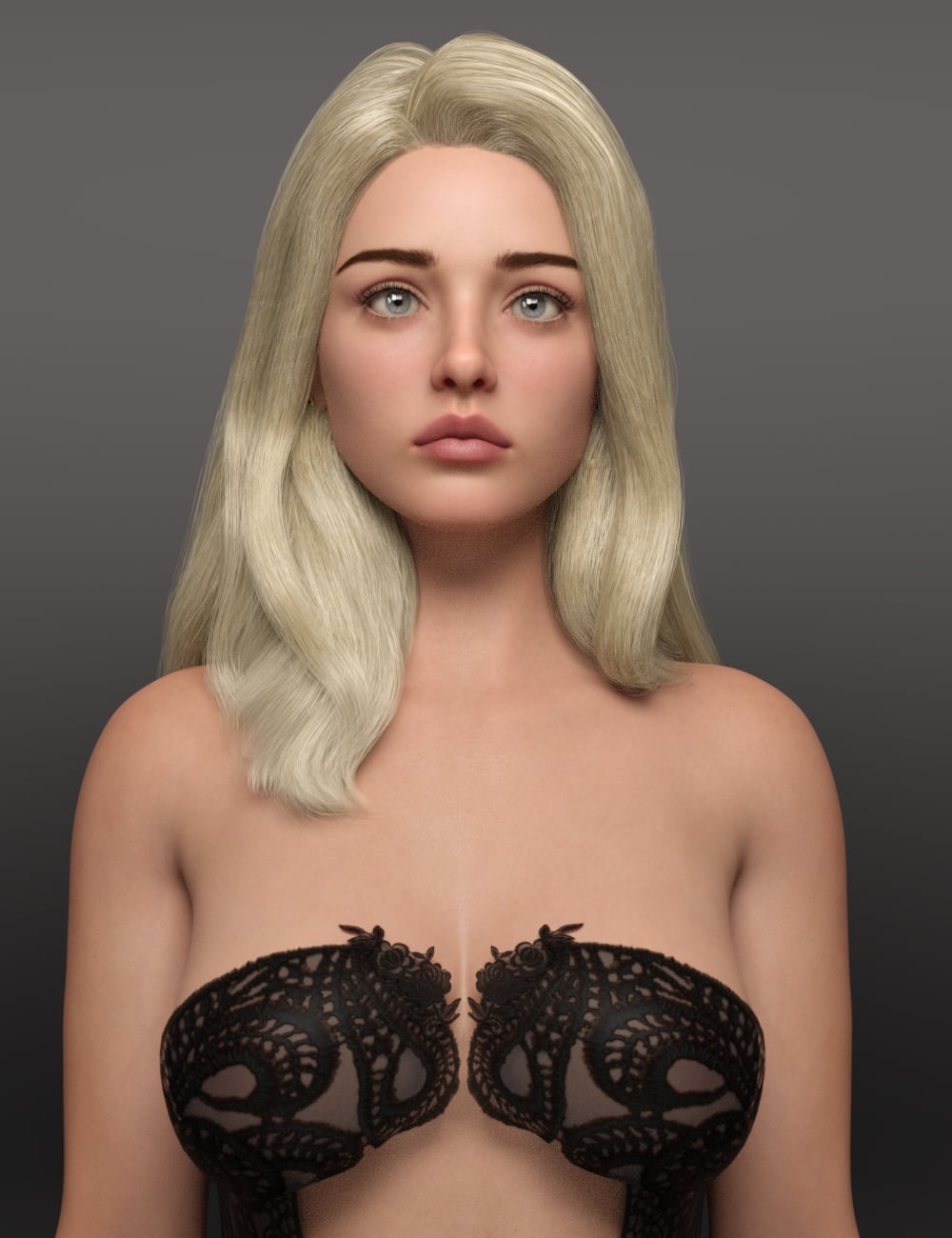 JLXC Hair for Genesis 9 by: Ergou, 3D Models by Daz 3D