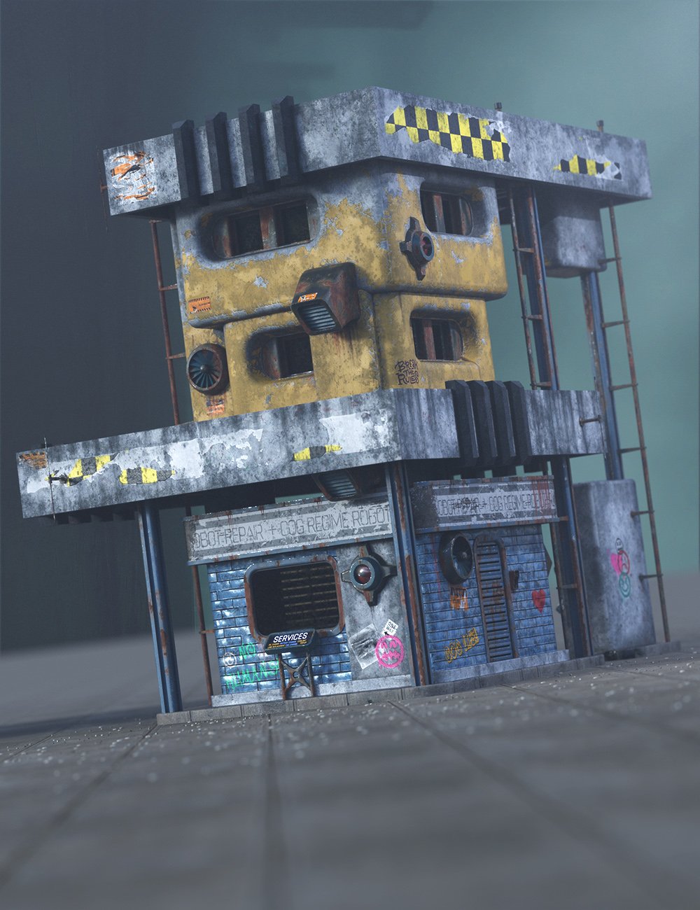 The Cog Regime Robot Repair Shop