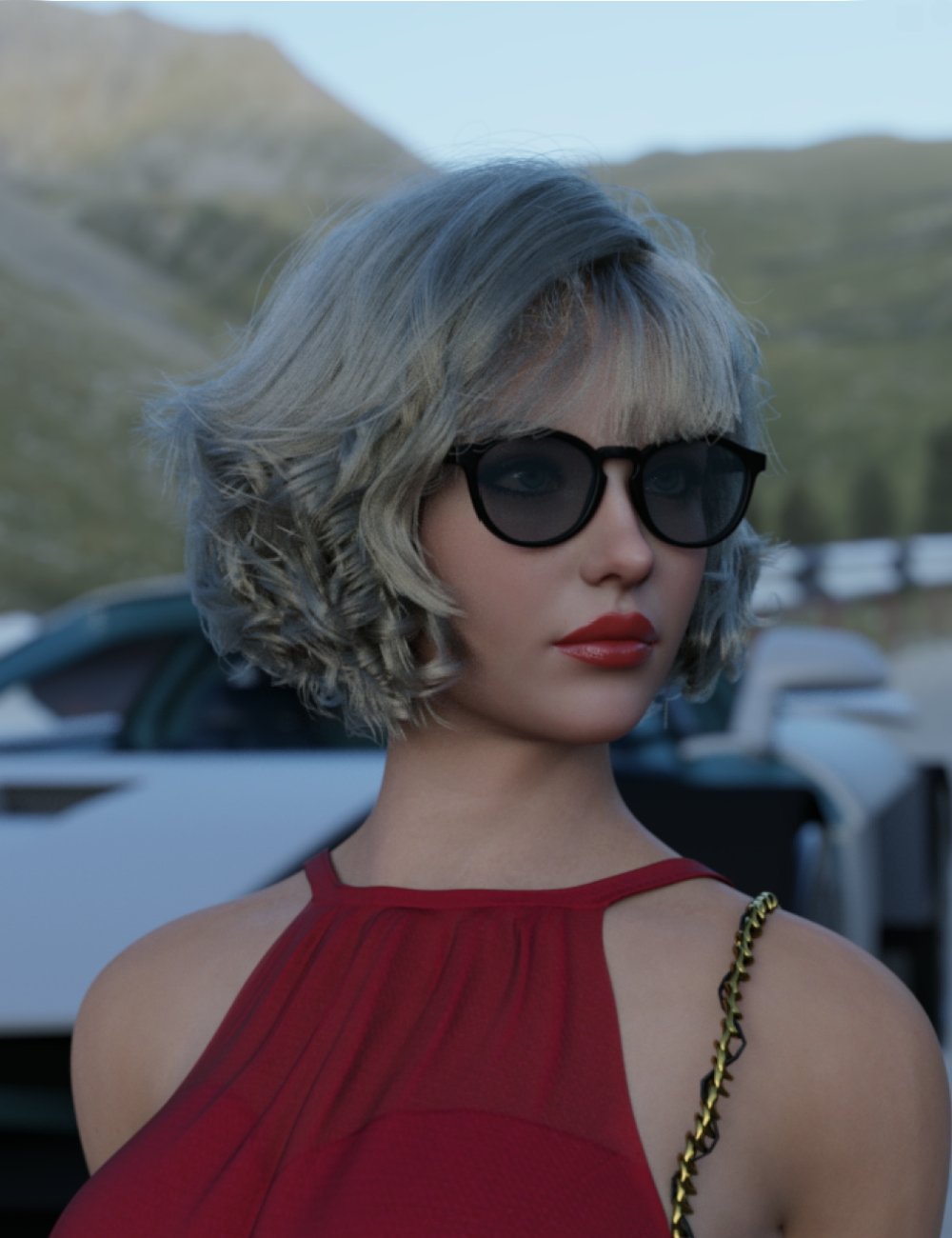 Sukki Messy Curls For Genesis 9