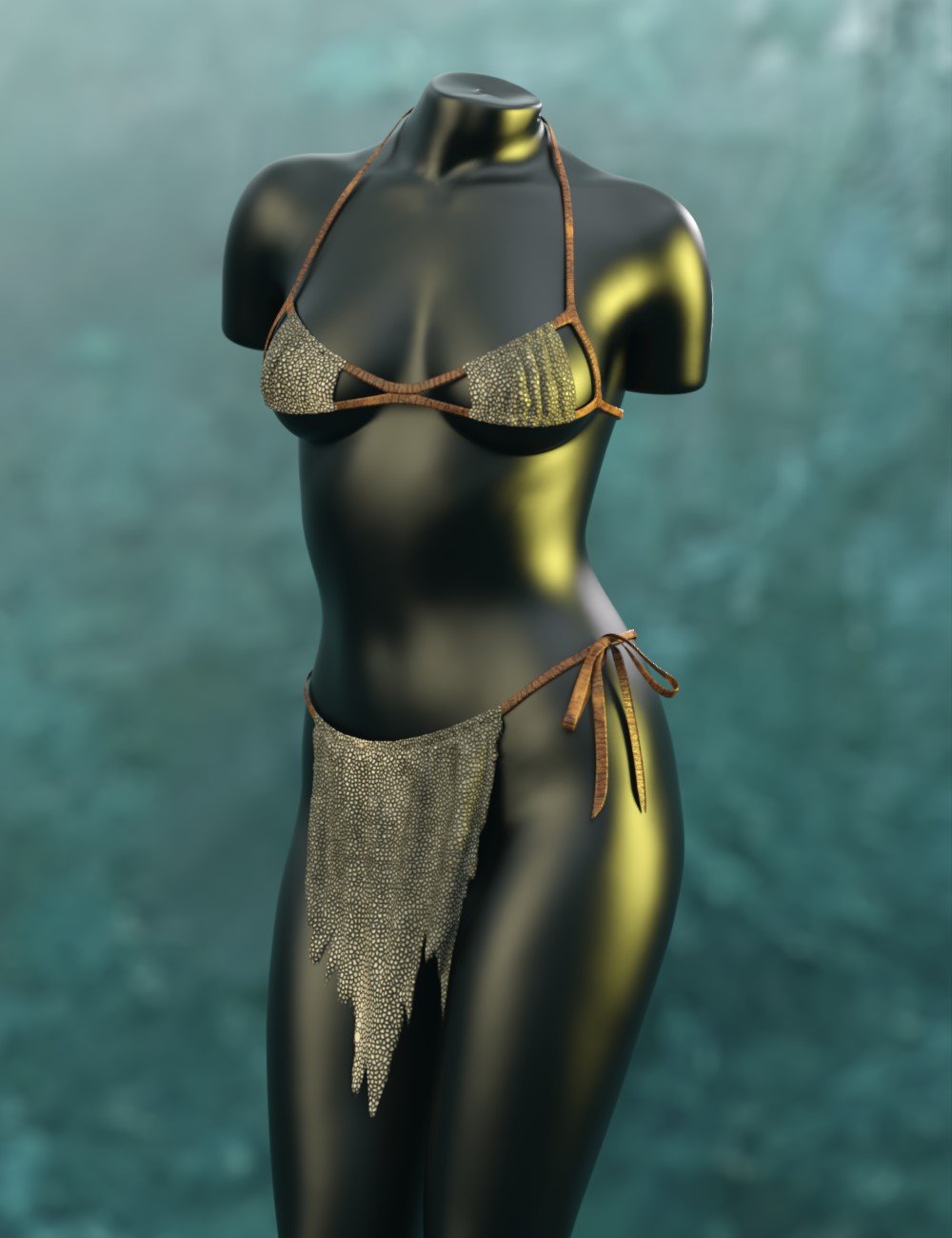 dForce Cave Clothes 03 for Genesis 9 and 8 Female