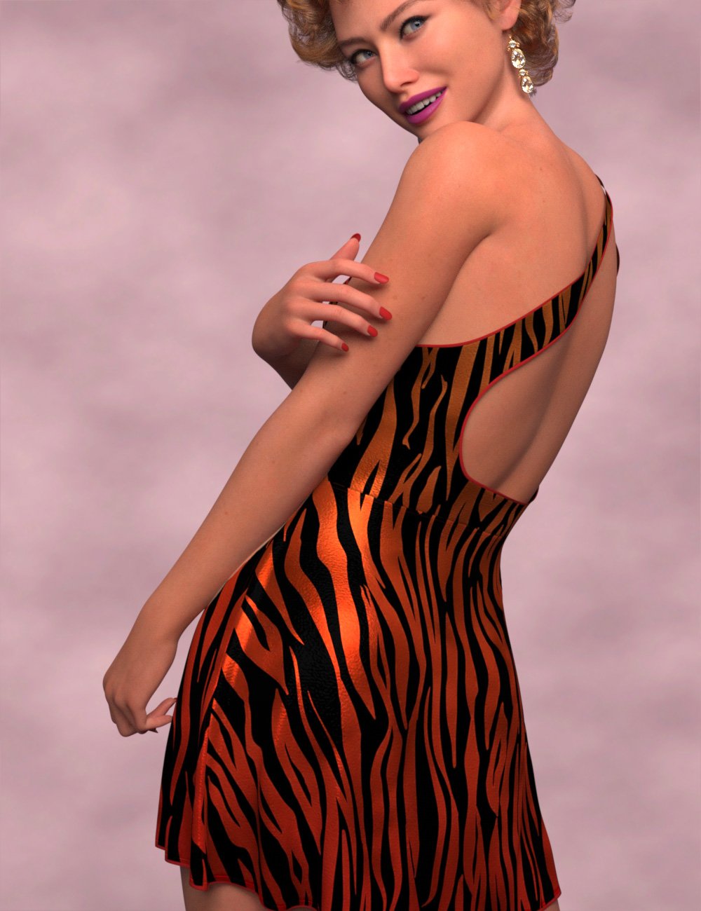 DNA Melody a dForce Mini for Genesis 9 by: Donnena, 3D Models by Daz 3D