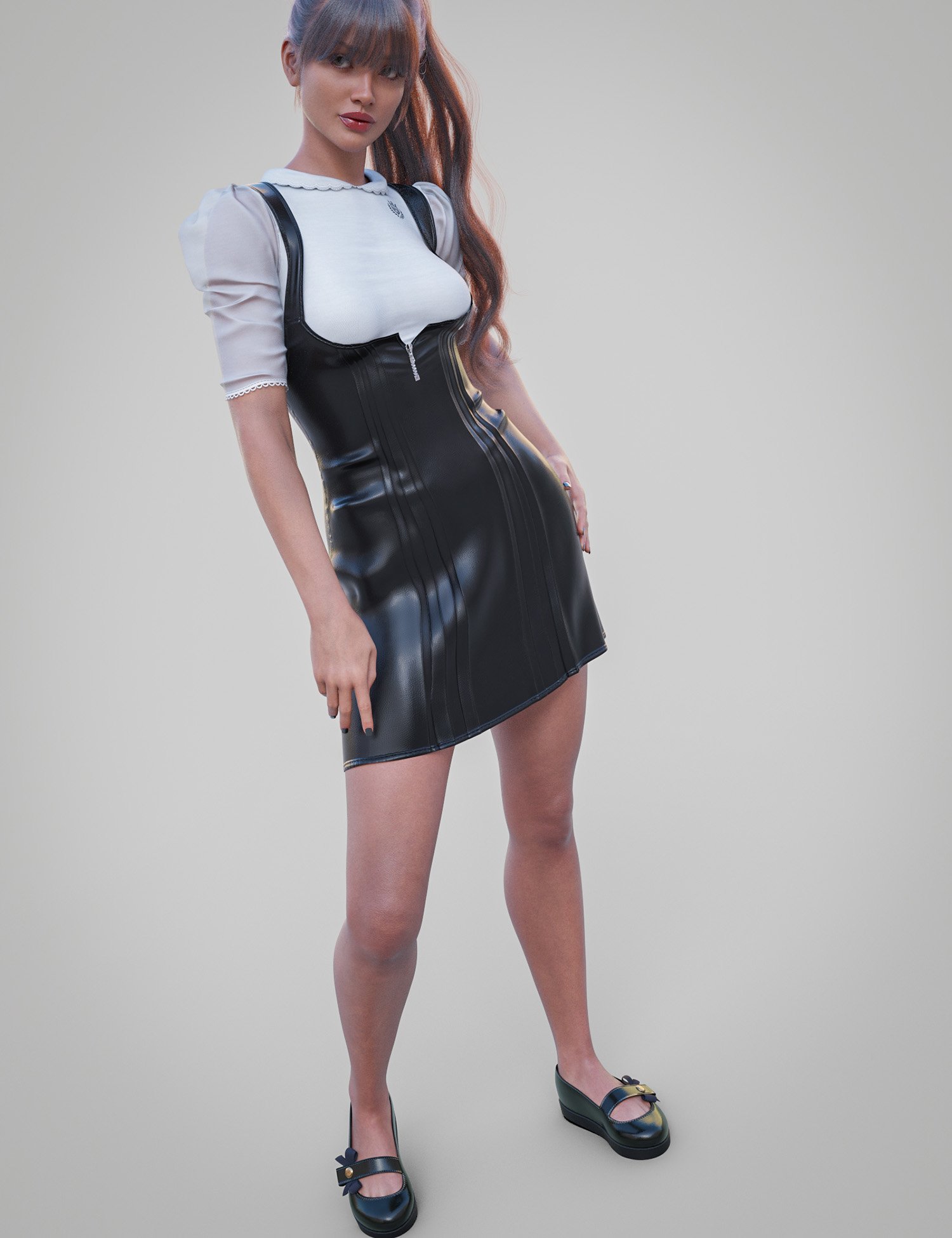 dForce Elite Emo Outfit for Genesis 9