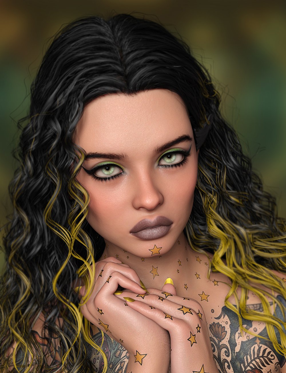 LM Marwenna Genesis 9 by: Luxey Muses, 3D Models by Daz 3D