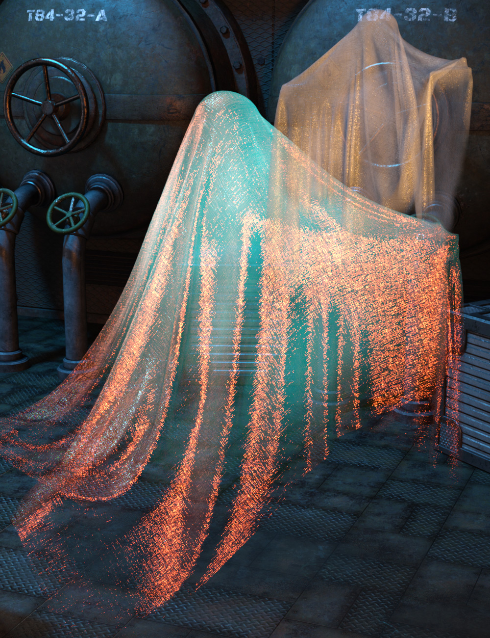 DNA Ghosties by: Donnena, 3D Models by Daz 3D