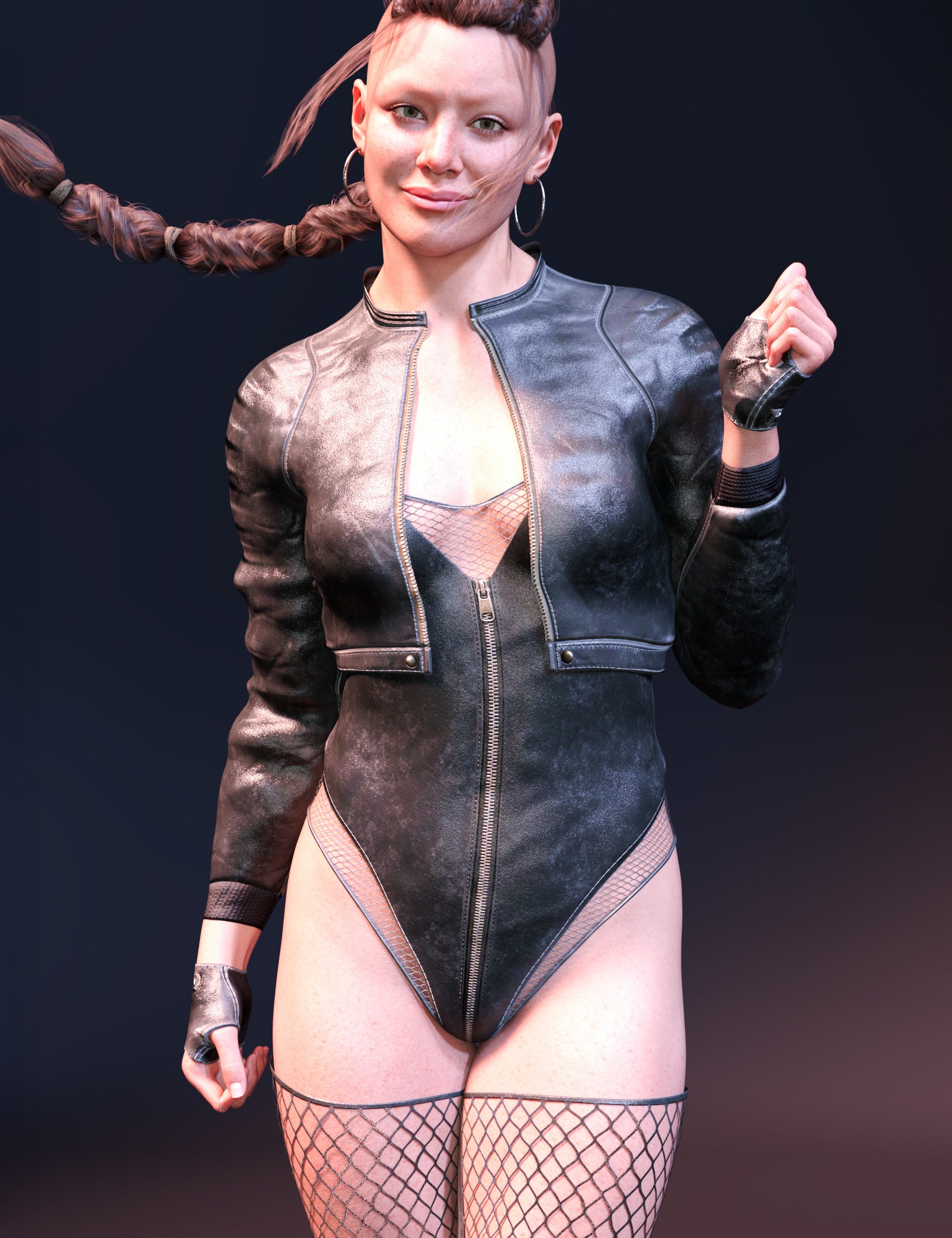 M3D dForce Leather Outfit for Genesis 9