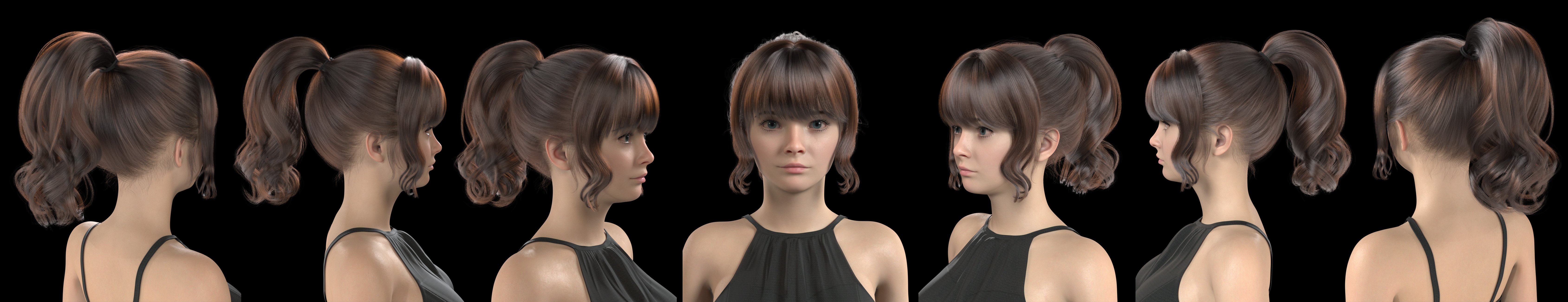 XYZ Cute Hair for Genesis 9