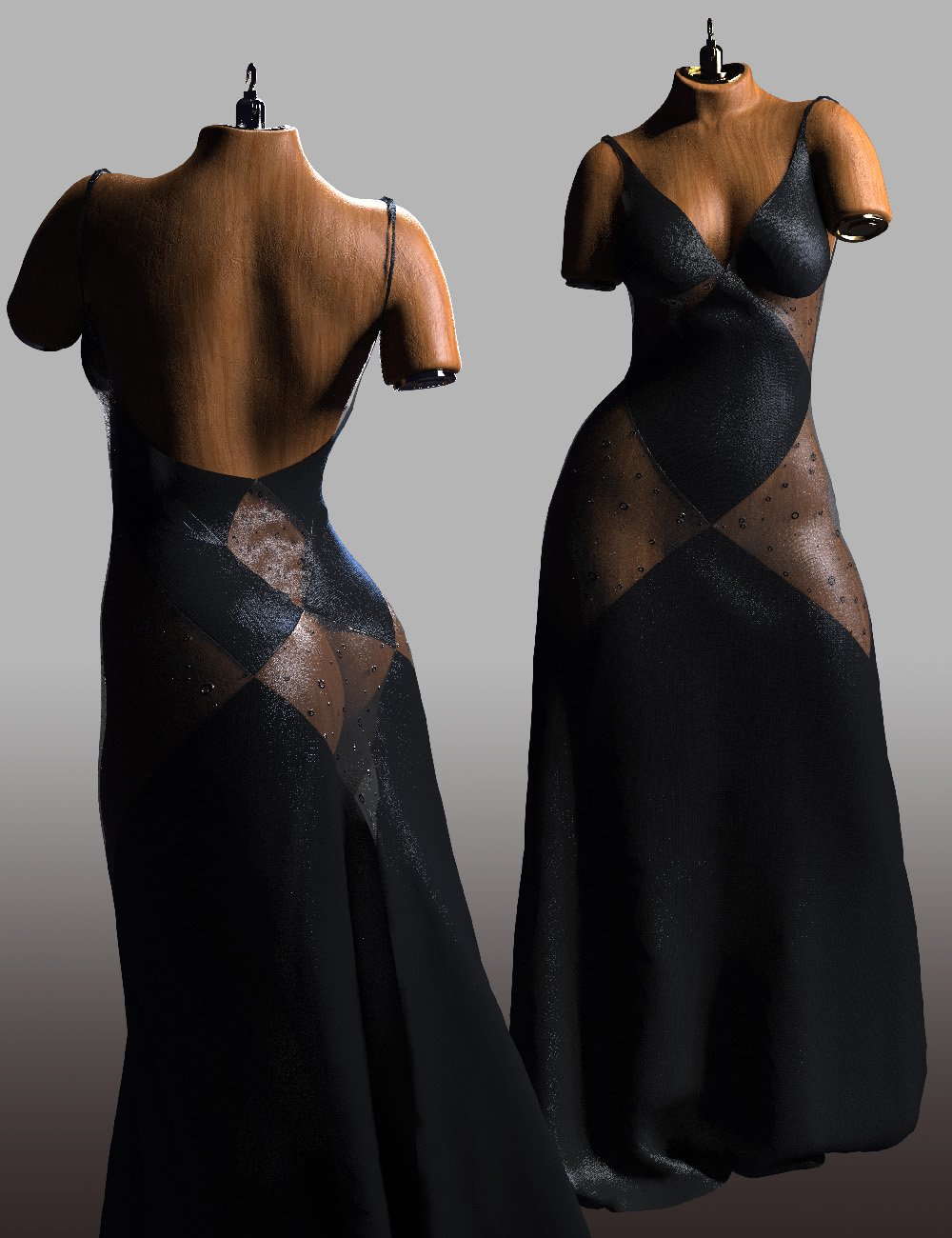 dForce Geometric Panelled Dress for Genesis 9 dForce Geometric Panelled Dress for Genesis 9