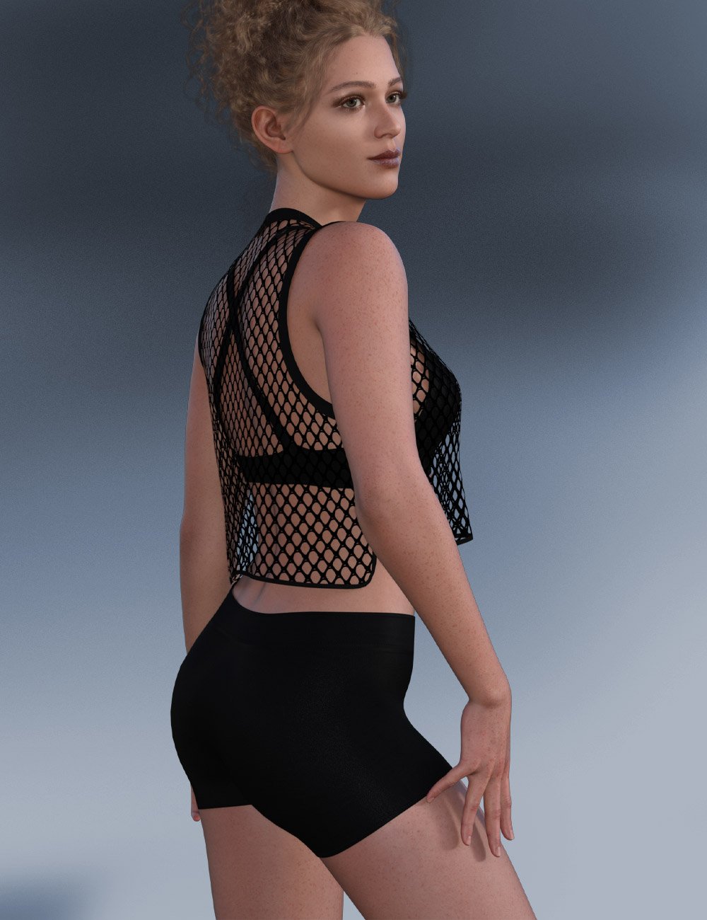 dForce Activewear for Genesis 9 by: Kaleya, 3D Models by Daz 3D