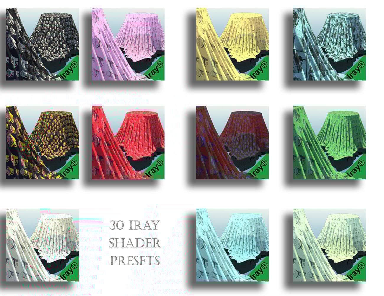 Really Chuffed Iray Fabric Shaders