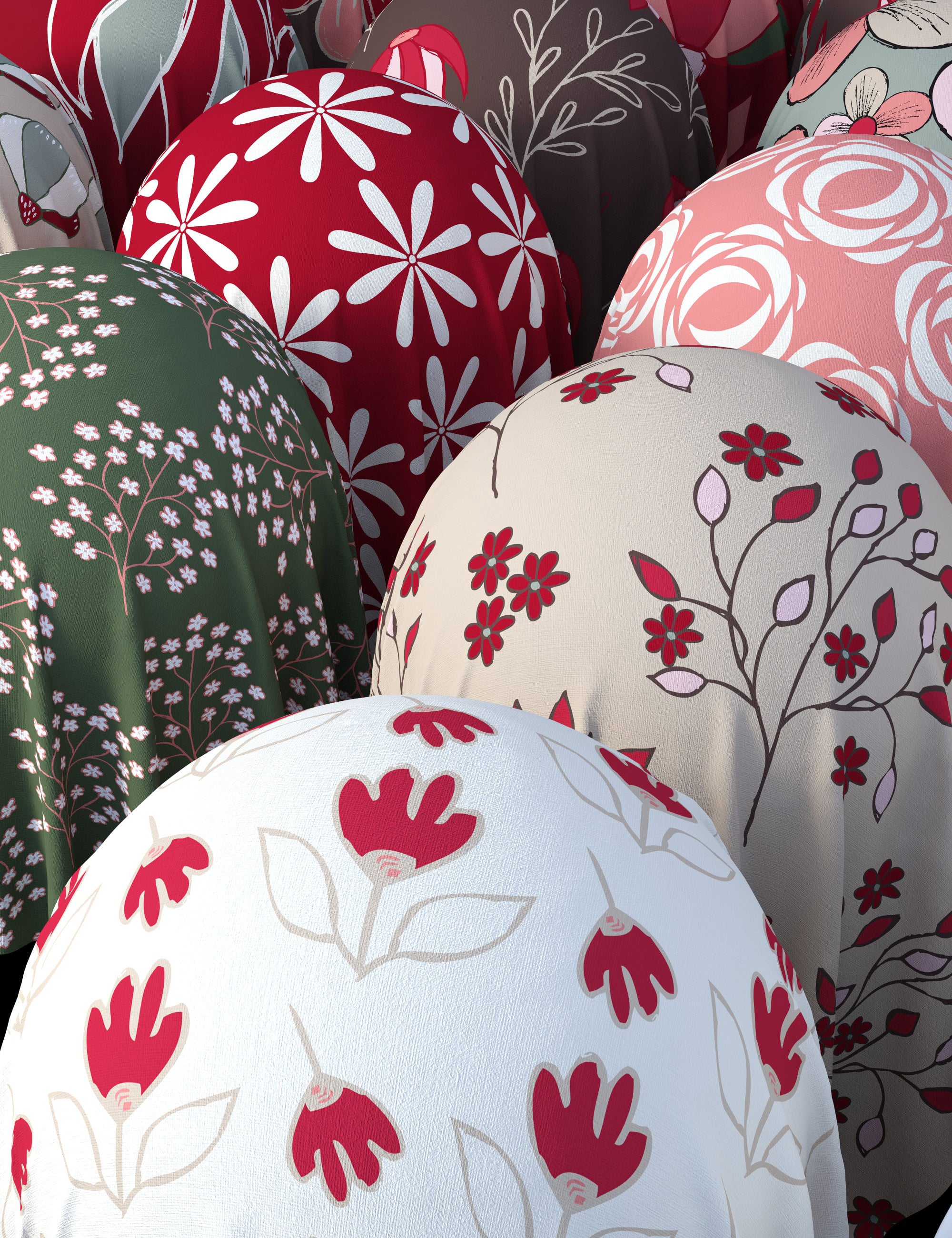 Petal Reverie Fabric Iray Shaders - MR by: Nelmi, 3D Models by Daz 3D