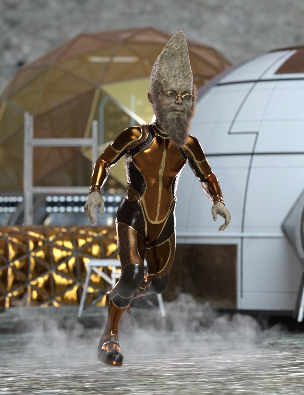 Moon Dude Poses for Lunardo 9 by: Ensary, 3D Models by Daz 3D