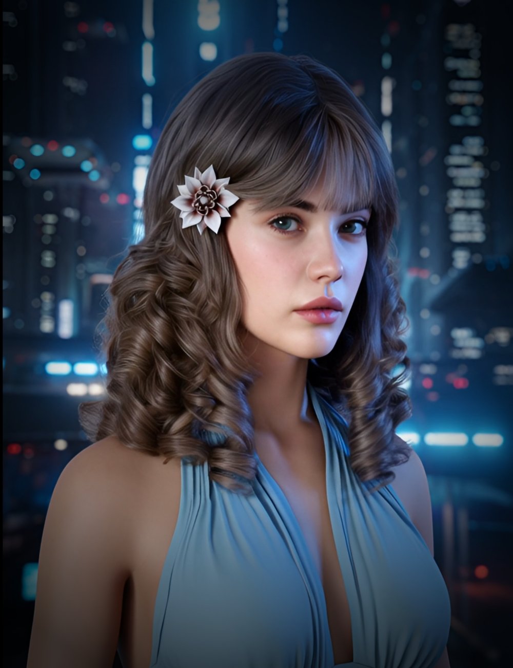 dForce Aureliia Doll Hair For Genesis 9 by: Neftis3D, 3D Models by Daz 3D