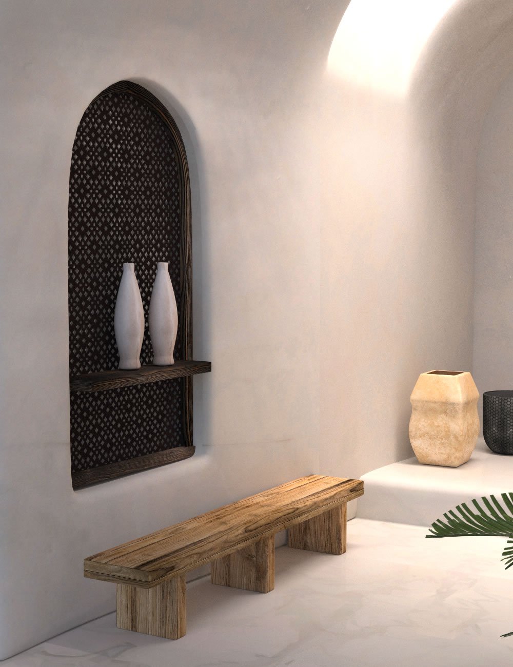 White Arches Hallway