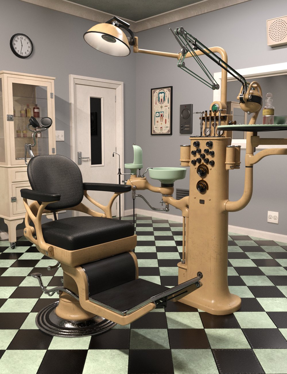 Classic Dentists Suite by: hypnagogia, 3D Models by Daz 3D