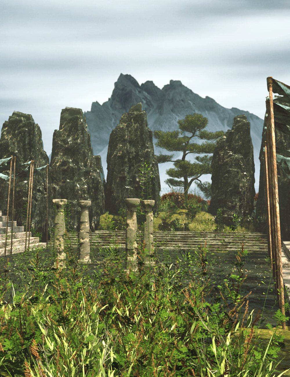 The Barbarian Arena by: kubramatic, 3D Models by Daz 3D