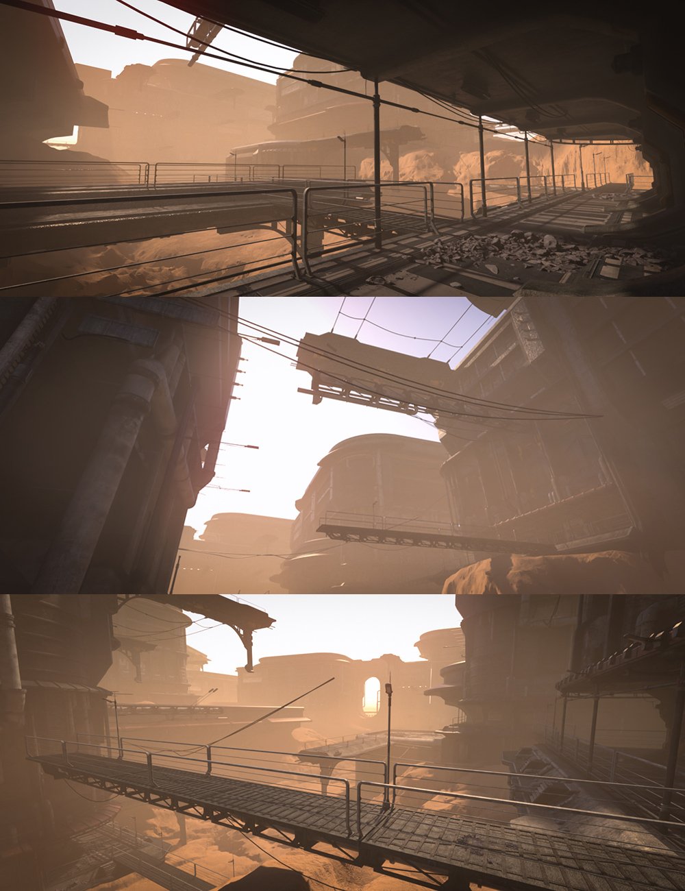 Derelict Dune Outpost for Urban Future 3 by: Dreamlight, 3D Models by Daz 3D