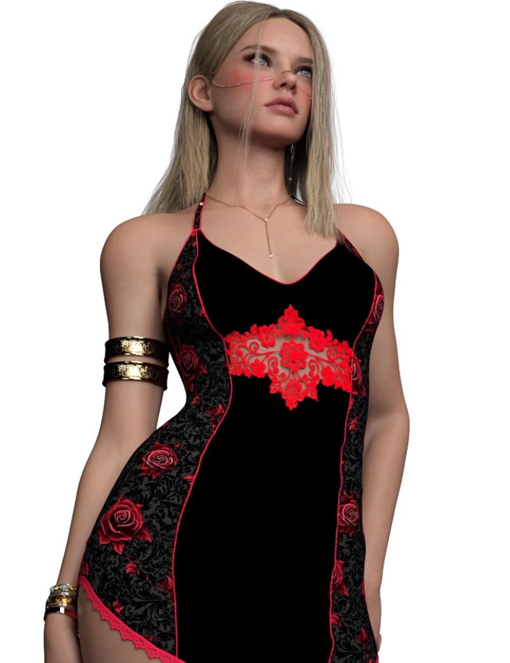 L3D Hot Summer Texture Add-On Slip Dress by: LUNA3D, 3D Models by Daz 3D