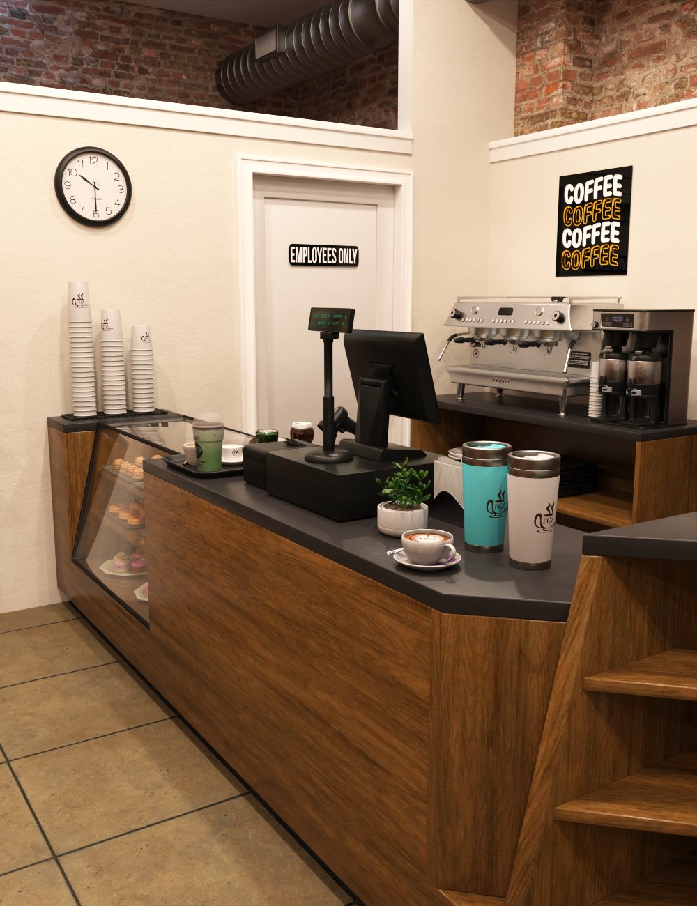 FG Seattle Style Coffee by: IronmanFugazi1968, 3D Models by Daz 3D