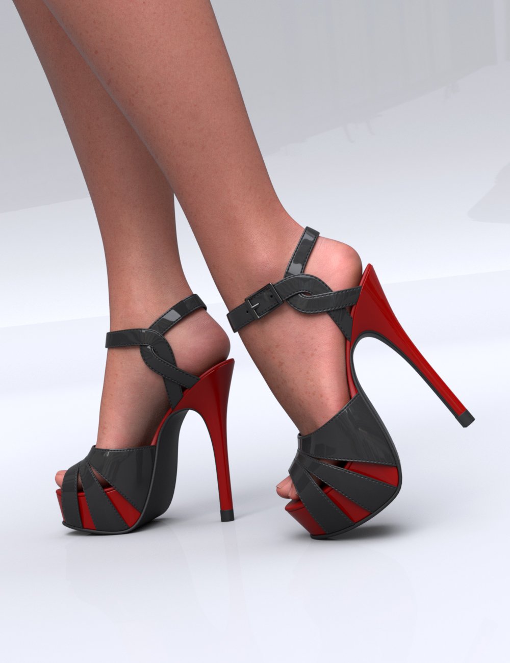 Stiletto Heels Platform for Genesis 9, 8 and 8.1 Females