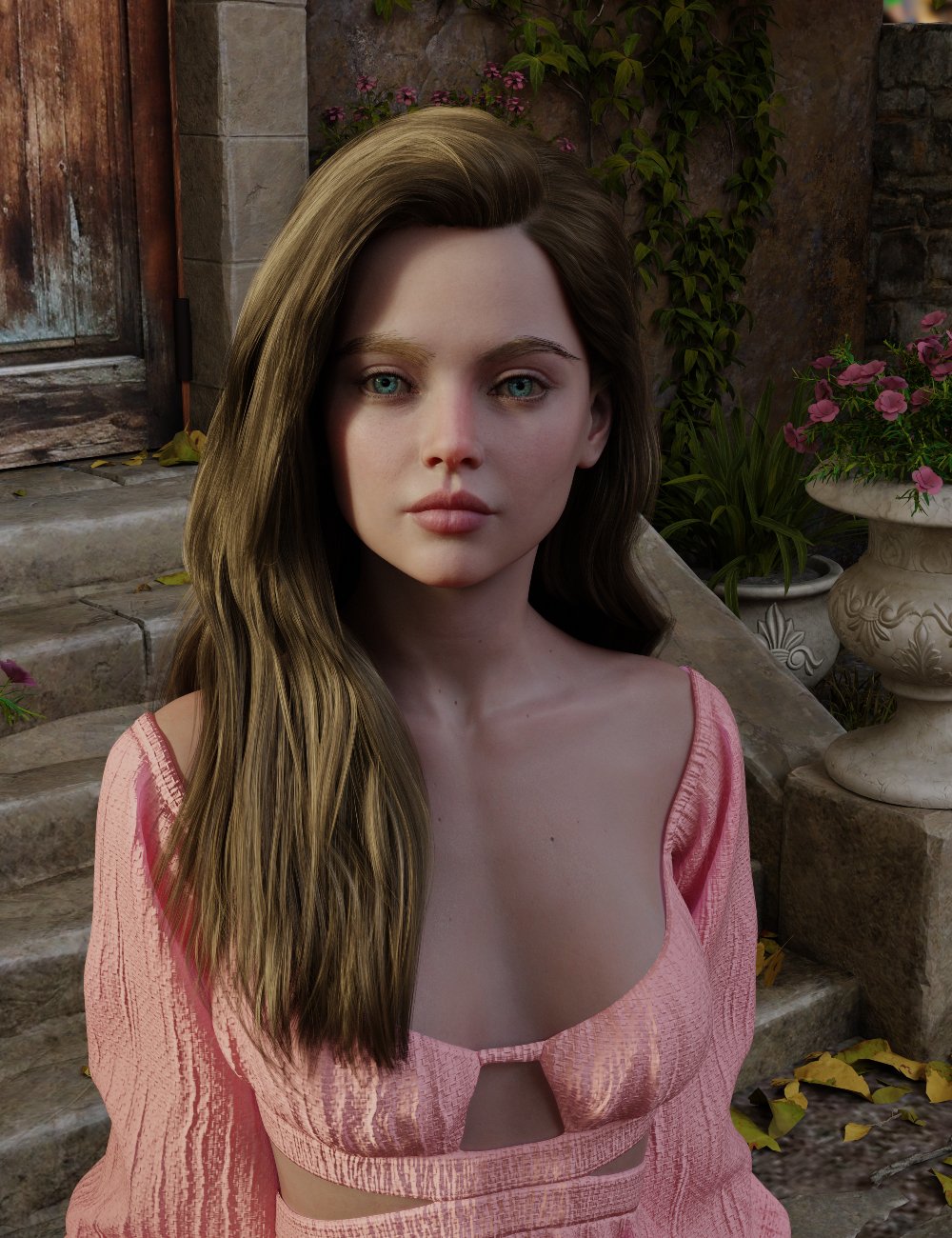 MGAB Evelyn HD for Genesis 9 by: MarcosGAB, 3D Models by Daz 3D