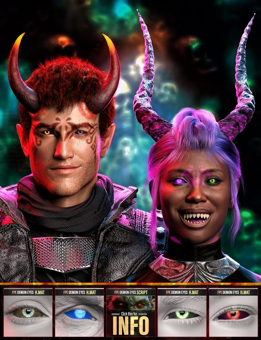 FPE Demon Eyes for Genesis 9