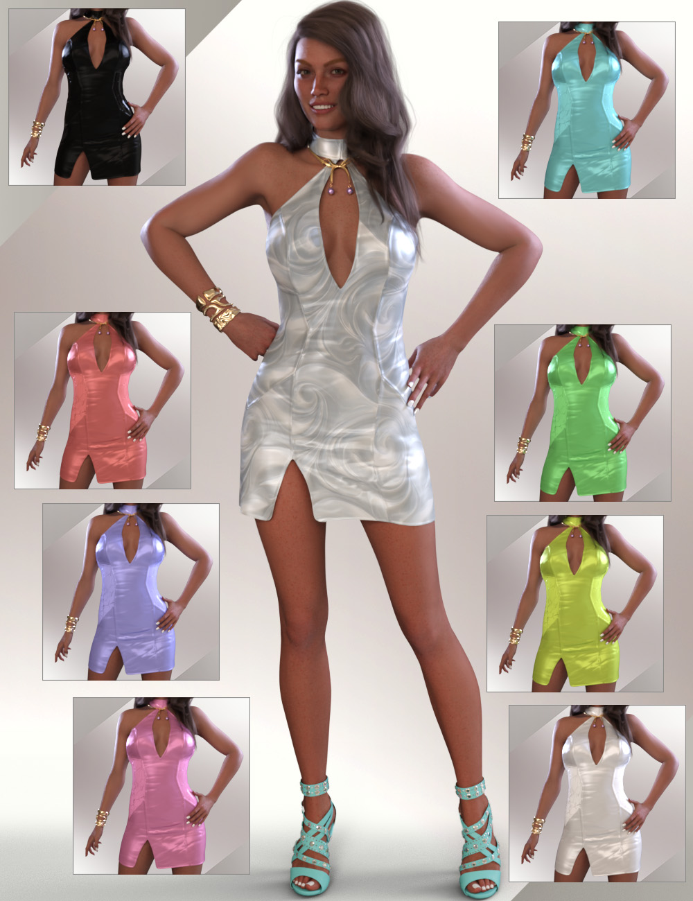 dForce Lunara Outfit for Genesis 9 Feminine