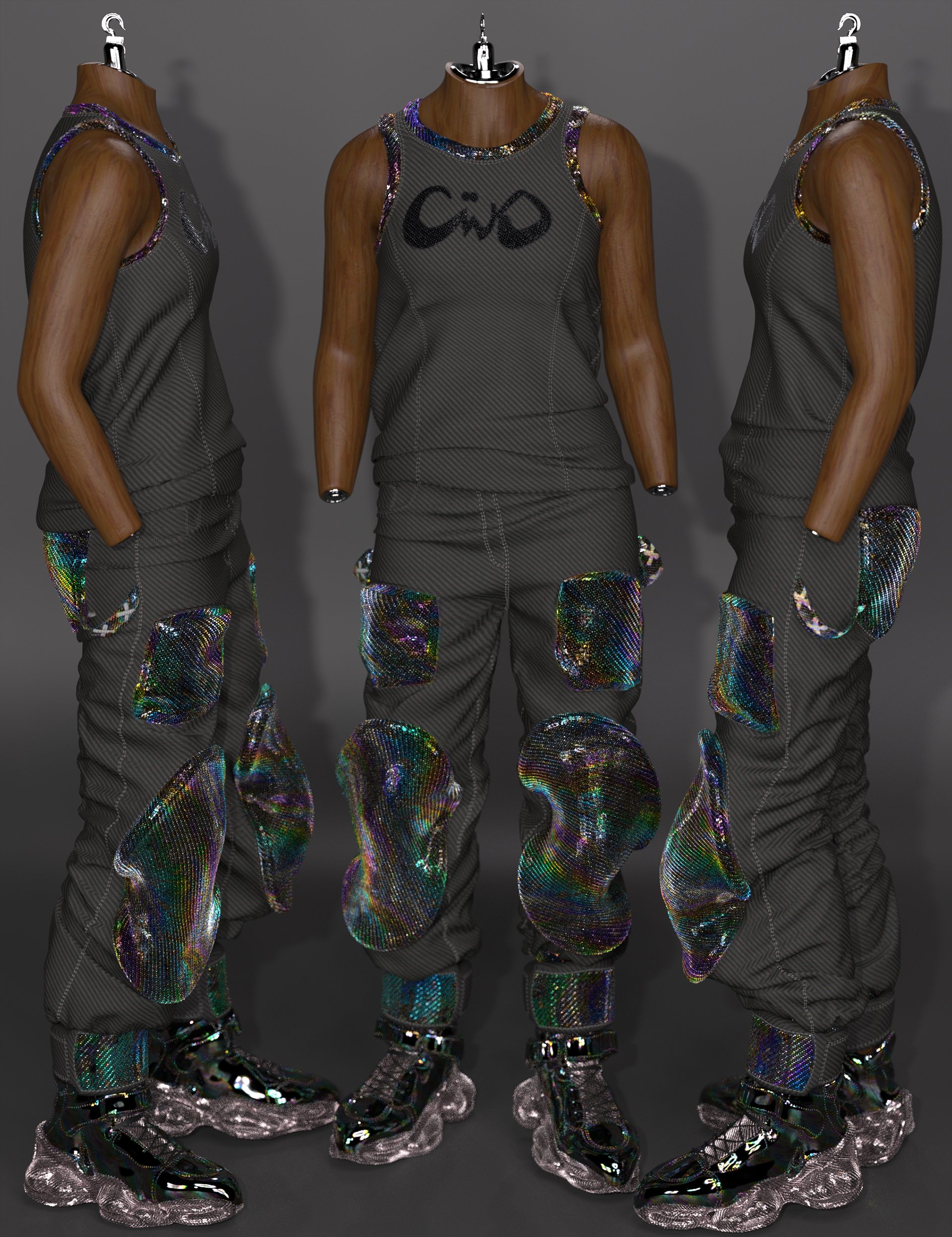 CMKD F1 Outfit for Genesis 9
