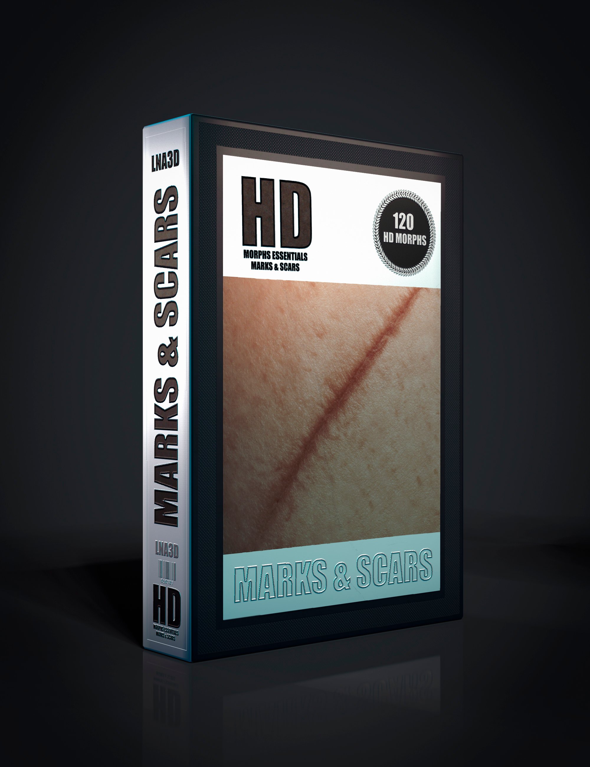 HD Essentials Marks and Scars for Genesis 9 by: Luthbellina, 3D Models by Daz 3D