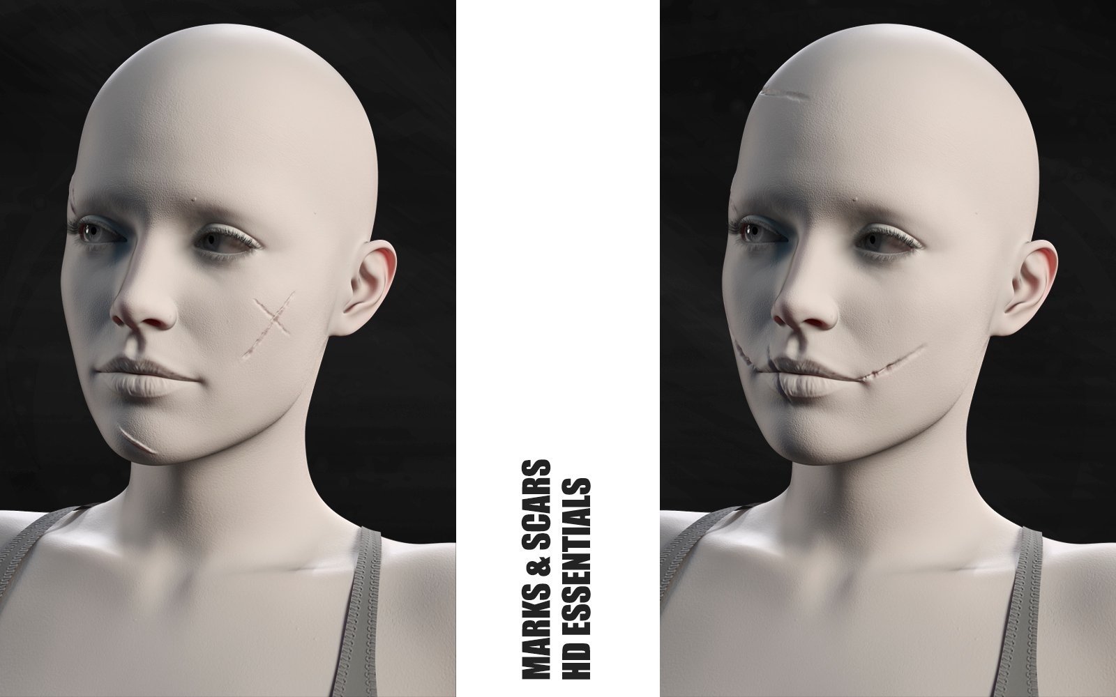 HD Essentials Marks and Scars for Genesis 9