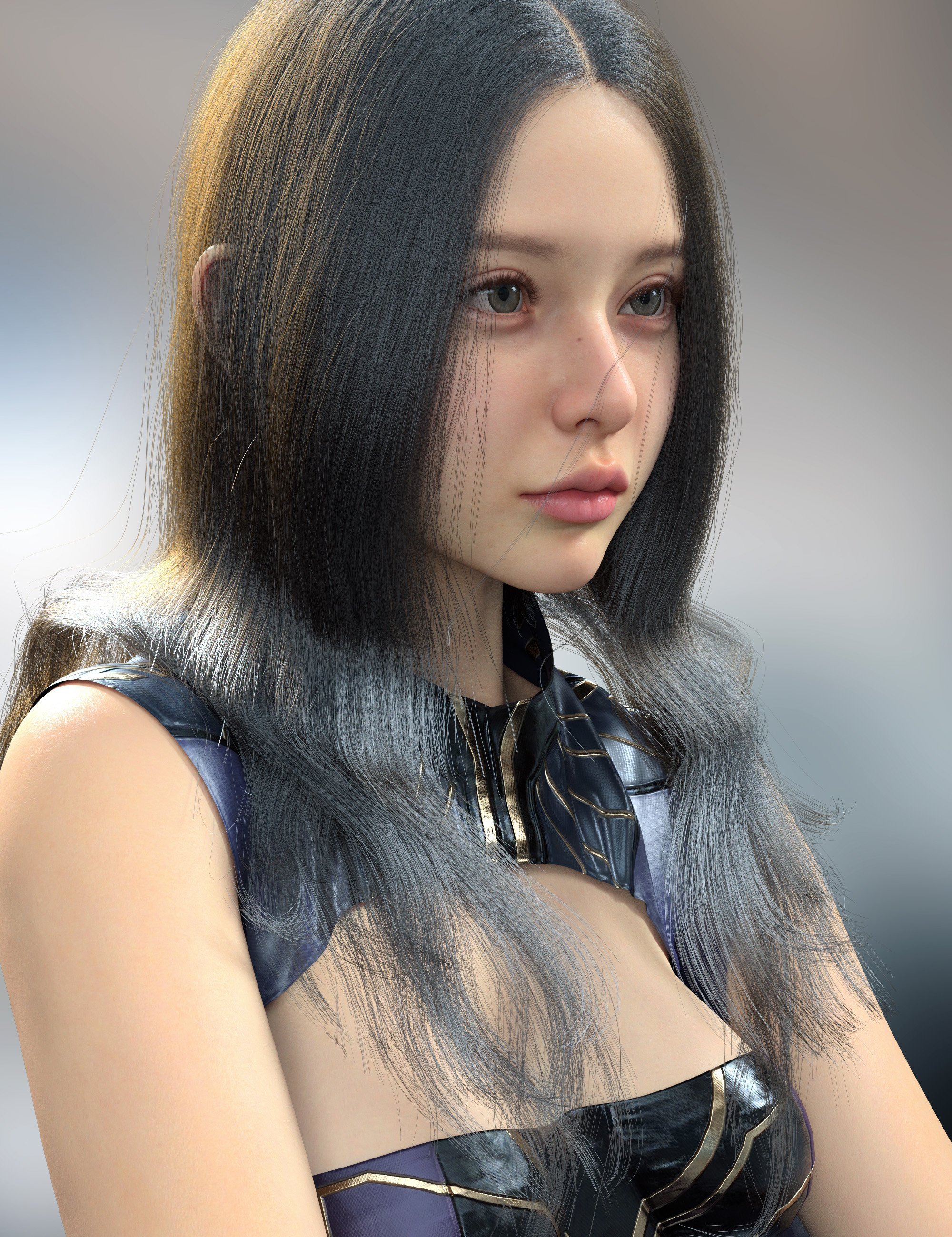 Vo Mao HD for Genesis 9 by: VOOTW, 3D Models by Daz 3D