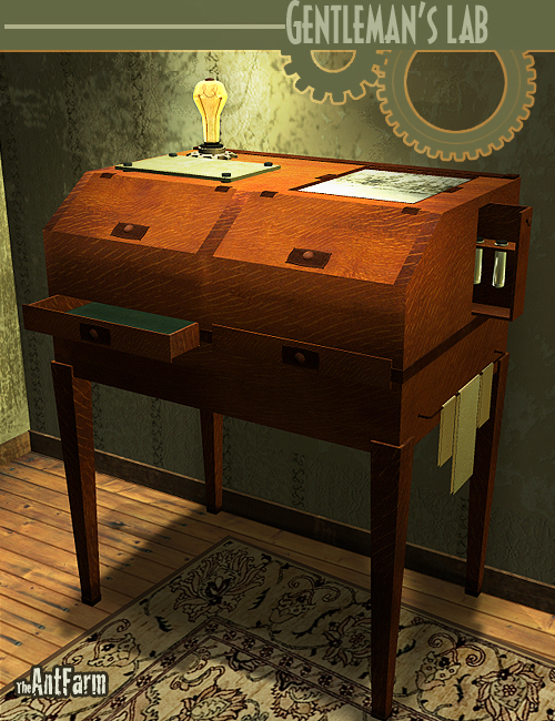 Gentlemans Lab by: The AntFarm, 3D Models by Daz 3D