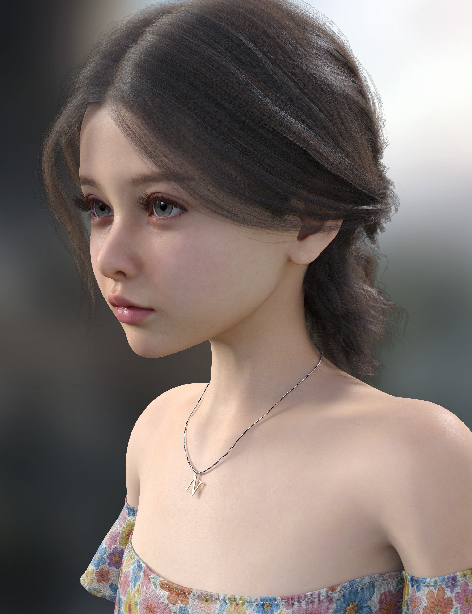 Vo Mao Young HD for Genesis 9 by: VOOTW, 3D Models by Daz 3D