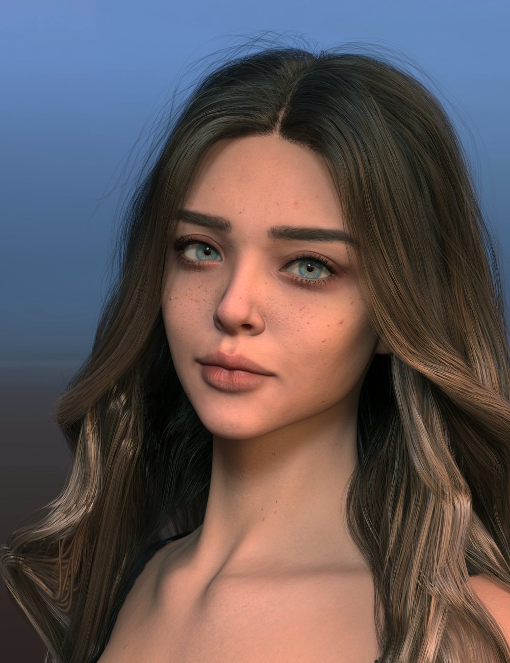 Lala Zoe HD for Genesis 9 Feminine by: Lala-Rabbit, 3D Models by Daz 3D