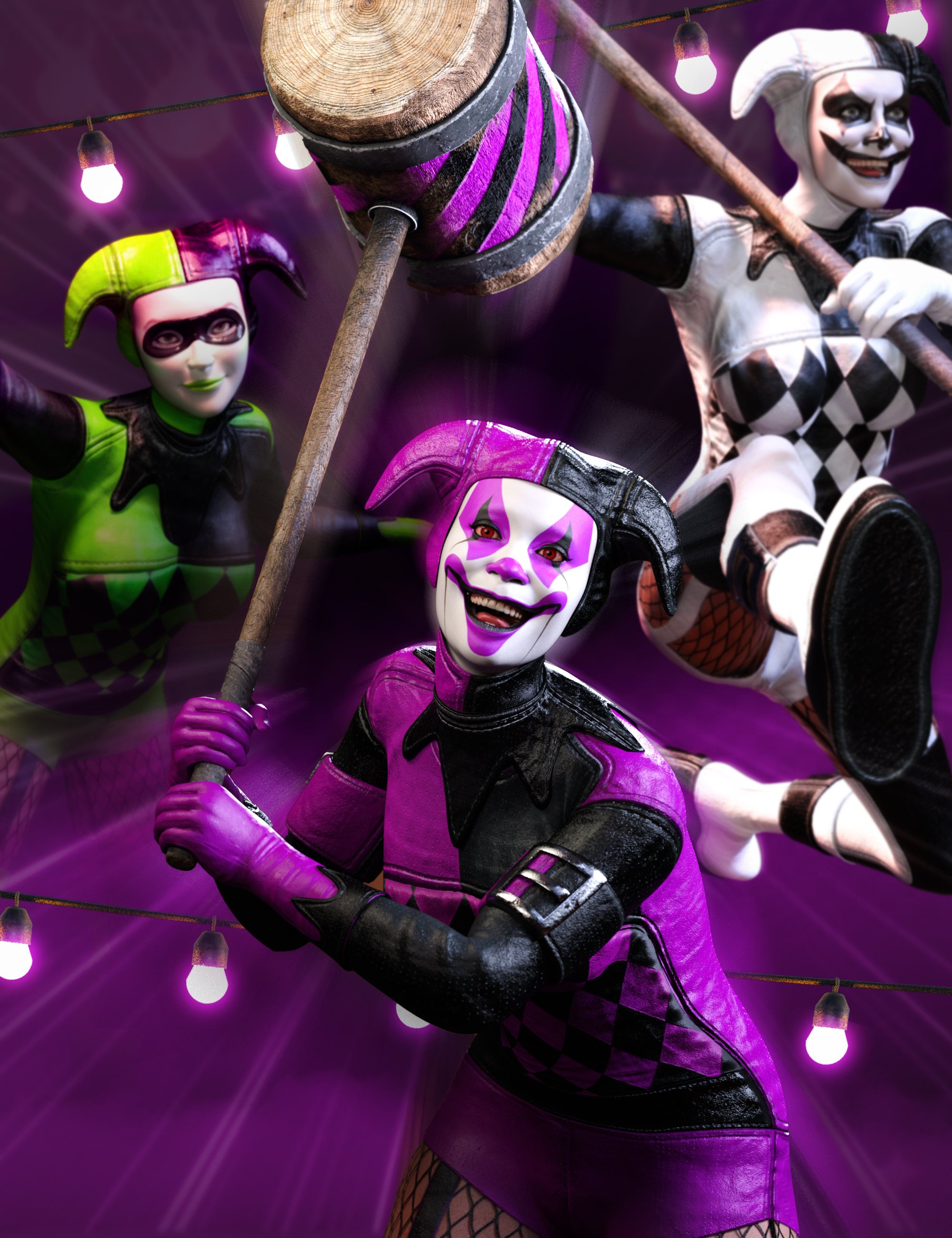 M3D dForce Carnival Diva Outfit for Genesis 9