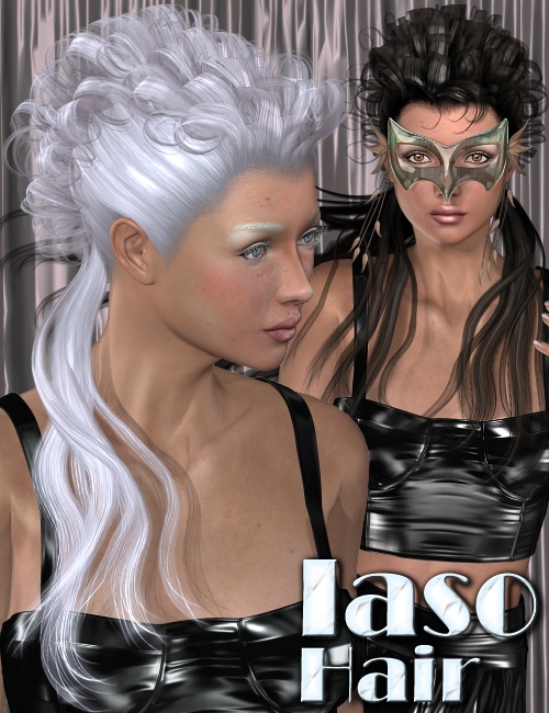 Iaso Hair by: 3DreamMairy, 3D Models by Daz 3D